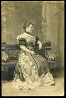 IZABELLA Főhercegnő, Isabella Hedwig Franziska Natalia Von Croÿ-Dülmen 1856-1931. Fotó 19*12 Cm - Andere & Zonder Classificatie