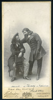 1898. Beck Vilmos 1868-1925. Operaénekes, Valent Vilma Színésznőnek Dedikált Cabinet Fotó!   /  Vilme Valent Opera Singe - Andere & Zonder Classificatie