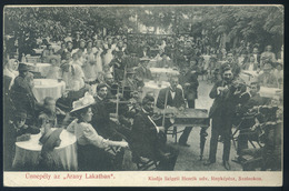 SZOLNOK 1913. Ünnepély Az Arany Lakatban , Régi Képeslap  /  Festivity At The "Golden Lock", Vintage Pic. P.card - Hungría