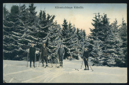 TÁTRA 1913. Téli Sport, Régi  Képeslap  /  Winter Sport Vintage Pic. P.card - Hongarije