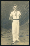 1924. SPORT Torna, Pelle István 1907-1986. Olimpia Aranyérmes Tornász, Fotós Képeslap  /  SPORT Gymnast István Pelle Oly - Hongarije