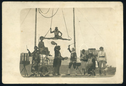 SARKAD 1935. Cirkusz, Akrobaták, Fotós Képeslap  /  Circus, Acrobats, Photo Vintage Pic. P.card - Ungheria