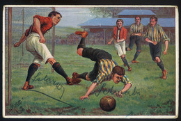 FUTBALL   Régi Képeslap  /  FOOTBALL Vintage Pic. P.card - Ungheria