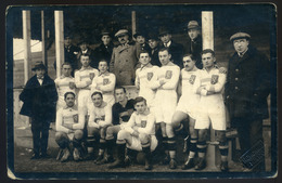 MAKÓ Futball Csapat, Fotó Képeslap, Fotó : Homonnai  /  Football Team Photo Vintage Pic. P.card By Homonnai - Hungría