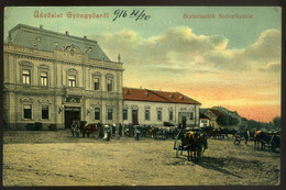 GYÖNGYÖS 1916. Bortermelők Szövetkezete Régi Képeslap  /  Winemakers Cooperative Vintage Pic. P.card - Ungheria