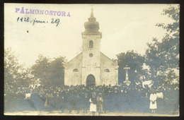 PÁLMONOSTORA 1928. Ünnepség, Fotós Képeslap  /  Festivity Photo Vintage Pic. P.card - Ungheria