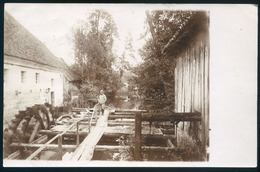 AUSZTRIA Zirknitz,  Vízi Malom Fotós Képeslap  /  AUSTRIA Zirknitz Water Mill Photo Vintage Pic. P.card - Andere & Zonder Classificatie