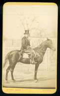 KASSA 1880. Ca. Letzter Junior : Báró Horváth, Lovas Visit Fotó  /  Letzter Jr. Count Horváth, Horse Visit Photo - Autres & Non Classés