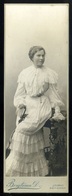 LOSONC  1900. Ca.  : Hölgy Cabinet Fotó 15,5*5,5 Cm  /  Lady Vintage Cabinet Photo - Other & Unclassified