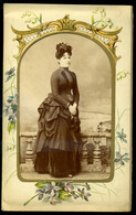 BÉCS 1886. Dr Székely : Hölgy , Cabinet Fotó , Korabeli Litografált Borítóval, Ritka Szép Darab!  /  VIENNA Lady Vintage - Other & Unclassified
