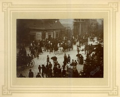 SZABADKA 1895-1905 Ca. Pietsch : Utcakép, Igen Jó Fotó  , Képméret : 19*13 Cm - Autres & Non Classés