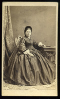 BÉCS 1860. Ca Schrank  : Hölgy Visit Fotó  /  VIENNA Schrank: Lady  Visit Photo - Autres & Non Classés