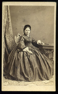 BÉCS 1860. Ca Schrank  : Hölgy Visit Fotó  /  VIENNA Schrank: Lady  Visit Photo - Other & Unclassified