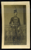 1870-75. Ca. Malatinsky Pista, Katona Portré, Visit Fotó  /  Pista Malatinsky, Soldier Portrait  Visit Photo - Andere & Zonder Classificatie