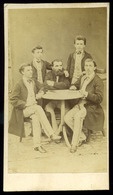 1860. Cca. Férfiak  Visit Fotó  /  Men  Visit Photo - Autres & Non Classés