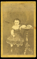 BÁTASZÉK 1870. Ca. Johann Stalzer : Gyerek Ritka  Visit Fotó  /  Johann Stalzer: Child Rare  Visit Photo - Andere & Zonder Classificatie