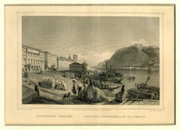 Aldunasor Pesten Rohbock  1856. Acélmetszet. Képméret: 130×180 Mm. Lapméret: 160×240 Mm. Paszpartuban. - Prenten & Gravure