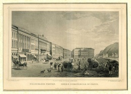 Feldunasor Pesten Rohbock  1856. Acélmetszet. Képméret: 130×180 Mm. Lapméret: 160×240 Mm. Paszpartuban. - Estampes & Gravures