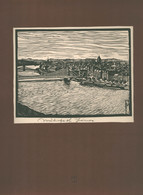 Műhlfeith János: 1920. Budapest , Aláírt Fametszet  23*18 Cm - Prints & Engravings