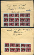 KÜBEKHÁZA 1945. 11. Infla Levél Ausztriába Küldve - Cartas & Documentos