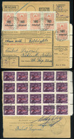 BUCSOSKISFALUD 1946. Inflációs Csomagszállító Békésre Küldve   /  Infl. Parcel P.card To Békés - Lettres & Documents