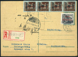 ZALAEGERSZEG 1946.05.18. Ajánlott Infla Levlap Nagykanizsára Küldve - Lettres & Documents