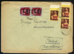 ÚJFEHÉRTÓ 1945.07.23. Levél, Inflációs Jugoszláviába Küldve ! - Covers & Documents