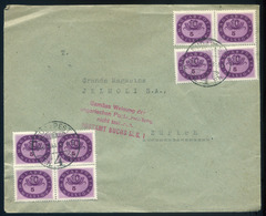BUDAPEST 1946.05.02. Ajánlott Levél 8*5Millió P (első Napi Felhasználás) Svájcba Küldve - Lettres & Documents