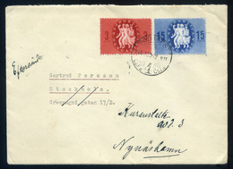 BUDAPEST 1946.02.12 Levél 3P+2P Svédországba Küldve 1946.03.28. érkezési Bélyegzéssel - Lettres & Documents