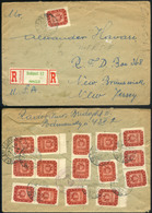 BUDAPEST 1946.(20.dsz) Ajánlott Inflációs Levél Az USA- Ba Küldve - Covers & Documents