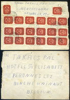 MÉNFŐCSANAK 1946.06.21. Inflációs Levél Belgiumba Küldve - Lettres & Documents
