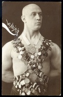 SPORT WLADIMIR Birkozó Bajnok, Fotós Képeslap 1920. Cca  /  SPORT WLADIMIR Wrestling Champion Photo Vintage Pic. P.card - Hongarije