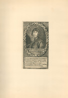 Zrínyi Miklós Horvát Bán, Költő, Hadvezér Mellképe. Nürnberg, 1665 Mérete: 200 X 110 Mm. Paszpartuban.  /  Miklós Zrinyi - Prints & Engravings