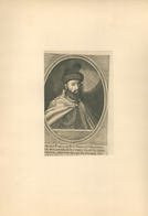 Rákóczi György, I. Portréja Rézmetszeten , 1665. Portréméret: 17*13 Cm Paszpartuban  /  György Rákóczi Portrait Copper E - Estampes & Gravures
