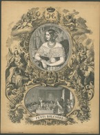 Pest Bölcsöde, Litográfia, Metszet  1856. Landerer és Heckenast 34*26 Cm Kartonra Kasírozva - Non Classés