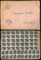 JAKABSZÁLLÁS 1946. (17 Dsz. Utolsó Nap) Infla Levél 60 Db Bélyeggel Budapestre - Storia Postale