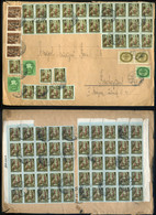 BÉKÉSCSABA 1946.06.  Levél 89db (!) Bélyeggel Budapestre  Küldve  /  Letter 89 Stamps To Budapest - Lettres & Documents