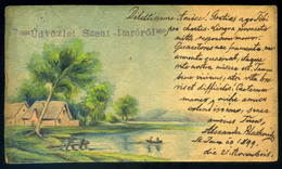 SOLTSZENTIMRE 1899. Festett ,érdekes Képeslap  /  Painted Interesting Vintage Pic. P.card - Hongarije