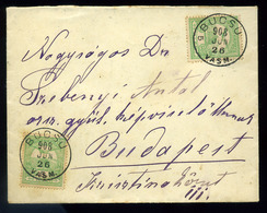 BUCSU 1908. Levél, Szép Egykörös Bélyegzéssel  Budapestre Küldve  /  Letter Nice Single Cycle Pmk To Budapest - Oblitérés