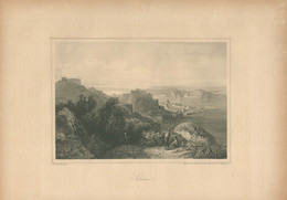 SEBENICO  Acélmetszet , Biermann  1850-60. Ca.  Képméret 19*13 Cm - Prenten & Gravure