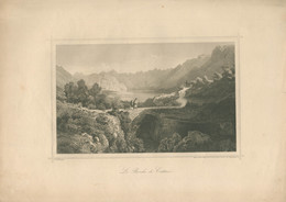 CATTARO  Acélmetszet , Biermann  1850-60. Ca.  Képméret 19*13 Cm - Prenten & Gravure