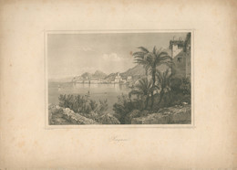 RAGUSA Acélmetszet , Biermann  1850-60. Ca.  Képméret 19*13 Cm - Estampes & Gravures