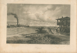 BELGRAD  Acélmetszet , Laufberger  1850-60. Ca.  Képméret 19*13 Cm - Prenten & Gravure