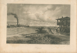 BELGRAD  Acélmetszet , Laufberger  1850-60. Ca.  Képméret 19*13 Cm - Prints & Engravings