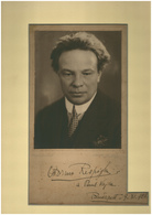 OTTORINO Respighi 1879-1936. Olasz Zeneszerző, Zenetudós, Karmester, A Zenei Impresszionizmus Jeles Képviselője Dedikált - Other & Unclassified