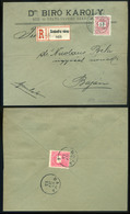 SZABADKA 1899. Ajánlott Levél 15kr + 5Kr (ez érkezéskor érvénytelenítve) Bajára Küldve - Oblitérés