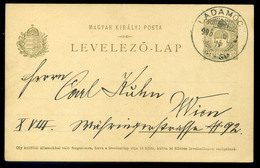 LADAMÓC / Ladmovce  1908. Díjjegyes Levlap, Ritka és Szép Bélyegzéssel  /  Stationery P.card Rare And Nice Pmk - Gebruikt
