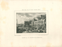 Hafen Von La ValettaLa Valetta (Malta) Litográfia 18,5*15 Cm 1840.  /  Litho - Estampes & Gravures