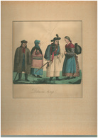 DEBRECENI Köznép   Litográfia , Képméret 26*19 Cm Kohlman Károly , Regélő 1837.  /  People Of Debrecen Litho By Károly K - Unclassified