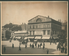 BUDAPEST 1900 Ca. Kígyó Tér , üzletek, Régi Fotónyomat  26*21 Cm  /  KÍGYÓ Sq. Stores Vintage Photo Print - Autres & Non Classés